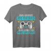 Gaming Zocken Konsole PS5 Geburtstag Gamer Geschenk T-Shirt – Lustiges Zocker Shirt für Gamer, Clans & Online Zocker zum Geburtstag oder als Geschenk