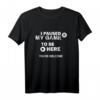 I Paused My Game to Be Here T-Shirt – Lustiges Gaming T-Shirt für Zocker, Gamer und Daddeln – Perfektes Geschenk für Geburtstag & Weihnachten