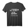 I Paused My Game to Be Here T-Shirt – Lustiges Gaming T-Shirt für Zocker, Gamer und Daddeln – Perfektes Geschenk für Geburtstag & Weihnachten