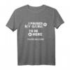 I Paused My Game to Be Here T-Shirt – Lustiges Gaming T-Shirt für Zocker, Gamer und Daddeln – Perfektes Geschenk für Geburtstag & Weihnachten