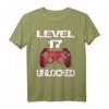 Gamer Level 17 Unlocked Geburtstag Jungen Teenager T-Shirt - Cooles Gaming Outfit für Teenager & Geburtstagsgeschenk