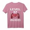 Gamer Level 17 Unlocked Geburtstag Jungen Teenager T-Shirt - Cooles Gaming Outfit für Teenager & Geburtstagsgeschenk