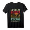 Kinder 9. Geburtstag Junge Deko Gamer Zocker T-Shirt – Perfekt als Geschenk und Dekoration für 9-Jährige Jungen