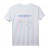 Player 1 & 2 Paar Gaming Partner T-Shirt - Lustiges Zocker Outfit für Valentinstag, Weihnachten & Geburtstag