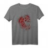 HapDuck Targaryen Sigil T-Shirt - Offizielles Game of Thrones Merchandise für Fans und Sammler