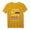 Herren 20. Geburtstag Lustiges Gamer T-Shirt - Level Freigeschaltet, Geburtstagsgeschenk für Zocker und Gamer, 2000 geboren