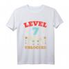 Kinder Level 7 Unlocked Game Controller T-Shirt - Perfektes Geburtstagsgeschenk für kleine Gamer, 7. Geburtstag, Gaming Party Kleidung