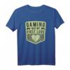 GAMING WAS MY FIRST LOVE - Lustiges Gaming T-Shirt Geschenk für Gamer zum Geburtstag, Weihnachten & Vatertag für Männer & Frauen