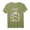 Geburtstags-Shirt für Männer zum 40. Level - Gamer Level 40 Complete T-Shirt