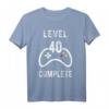 Geburtstags-Shirt für Männer zum 40. Level - Gamer Level 40 Complete T-Shirt