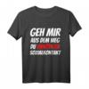 Geh Mir Aus Dem Weg Du Unnötiger Sozialkontakt - Lustiges Gamer T-Shirt mit Spruch für Zocker, Nerds und Pro Gamer zum Geburtstag