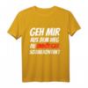 Geh Mir Aus Dem Weg Du Unnötiger Sozialkontakt - Lustiges Gamer T-Shirt mit Spruch für Zocker, Nerds und Pro Gamer zum Geburtstag