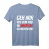 Geh Mir Aus Dem Weg Du Unnötiger Sozialkontakt - Lustiges Gamer T-Shirt mit Spruch für Zocker, Nerds und Pro Gamer zum Geburtstag