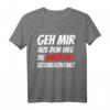 Geh Mir Aus Dem Weg Du Unnötiger Sozialkontakt - Lustiges Gamer T-Shirt mit Spruch für Zocker, Nerds und Pro Gamer zum Geburtstag