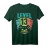 Gamer T-Shirt zum 13. Geburtstag – Level 13 unlocked! Lustiges Retro Vintage Zocker Geschenk für Jungen, Mädchen, Teenager & Party Überrschung