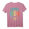 Gamer T-Shirt zum 13. Geburtstag – Level 13 unlocked! Lustiges Retro Vintage Zocker Geschenk für Jungen, Mädchen, Teenager & Party Überrschung