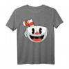 HapDuck T-Shirt mit Big Smiling Face und Video Game Design - Premium Gaming Shirt für Gamer und Geburtstagsfeier