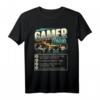 Gamer Logik T-Shirt – Lustiges Gaming Motiv im Vintage Stil für Zocker und Gamer als Geschenk