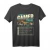 Gamer Logik T-Shirt – Lustiges Gaming Motiv im Vintage Stil für Zocker und Gamer als Geschenk