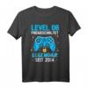 Level 8 Jahre Geburtstagsshirt für Jungen Gamer - Legendär seit 2014, Gaming Controller Geschenk für die Geburtstagsparty