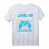 Level 8 Jahre Geburtstagsshirt für Jungen Gamer - Legendär seit 2014, Gaming Controller Geschenk für die Geburtstagsparty