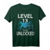 Level 13 Unlocked Official Teenager 13. Geburtstag Gamer T-Shirt – Cooler Gaming Geburtstagsgruß für Jungen und Mädchen