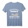 Lustiges Lazy Cat Schlaf T-Shirt mit Spruch - Perfekt für Faulenzer, Meme-Liebhaber und Schlafenthusiasten