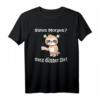 Guten Morgen - Lustiges Gamer T-Shirt für Morgenmuffel, Nachteulen und Langschläfer mit Spruch, perfektes Geschenk zu Weihnachten oder Geburtstag