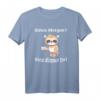 Guten Morgen - Lustiges Gamer T-Shirt für Morgenmuffel, Nachteulen und Langschläfer mit Spruch, perfektes Geschenk zu Weihnachten oder Geburtstag