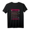 Lustiges Junggesellinnenabschied T-Shirt mit Aufgabenliste & Checkliste für Braut & Mädels – Spaßige Mutproben & Party-Geschenkidee