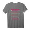 Lustiges Junggesellinnenabschied T-Shirt mit Aufgabenliste & Checkliste für Braut & Mädels – Spaßige Mutproben & Party-Geschenkidee