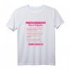 Lustiges Junggesellinnenabschied T-Shirt mit Aufgabenliste & Checkliste für Braut & Mädels – Spaßige Mutproben & Party-Geschenkidee