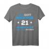 Lustiges 21. Geburtstag T-Shirt & Deko für Männer & Frauen - Geschenkidee für den besonderen Tag
