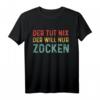 Gaming Gamer Zocken Kontroller Konsole Games T-Shirt – Perfektes Geschenk für Gamer und Videospiel-Fans