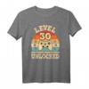 Level 30 Unlocked Gaming T-Shirt zum 30. Geburtstag – Retro Controller Design für Männer und Frauen, 1992 geboren