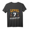 Kinder Level 7 Freigeschaltet Gamer Geburtstag T-Shirt – Perfektes Geschenk für 7-jährige Zocker bei Party & LAN-Event