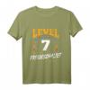 Kinder Level 7 Freigeschaltet Gamer Geburtstag T-Shirt – Perfektes Geschenk für 7-jährige Zocker bei Party & LAN-Event
