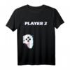 Player2 - Pärchen Valentinstag Gamer Partner T-Shirt – Lustiges Geschenk für Gamer Paare zum Valentinstag, Geburtstag oder als Liebesbeweis