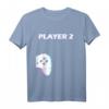Player2 - Pärchen Valentinstag Gamer Partner T-Shirt – Lustiges Geschenk für Gamer Paare zum Valentinstag, Geburtstag oder als Liebesbeweis