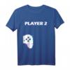 Player2 - Pärchen Valentinstag Gamer Partner T-Shirt – Lustiges Geschenk für Gamer Paare zum Valentinstag, Geburtstag oder als Liebesbeweis