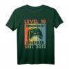 Level 10 Jahre Geburtstagsshirt für Jungen Gamer 2012 - Legendäres Gaming T-Shirt zum Geburtstag, Geschenk für Zocker