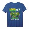 Level 7 Jahre Geburtstagsshirt für junge Gamer - Coole Controller Motiv für Kinder zum Geburtstag 2016, perfekt für LAN-Partys und Gaming-Fans