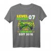 Level 7 Jahre Geburtstagsshirt für junge Gamer - Coole Controller Motiv für Kinder zum Geburtstag 2016, perfekt für LAN-Partys und Gaming-Fans