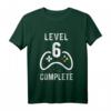 Kinder Geburtstag Shirt für Jungen 6 Jahre - Gamer Level 6 T-Shirt, Klassisch geschnitten, Perfektes Geschenk für junge Gamer