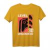 Level 30 Unlocked Gamer T-Shirt – Perfektes Geburtstagsgeschenk für 30-Jährige, Videospielverrückte & Zocker