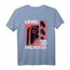 Level 30 Unlocked Gamer T-Shirt – Perfektes Geburtstagsgeschenk für 30-Jährige, Videospielverrückte & Zocker