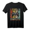 Level 11 Complete Geburtstag T-Shirt für Kinder – Gamer Geschenk zum 11. Geburtstag, Gaming Design für Jungen