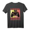 HapDuck Gamer T-Shirt – 30 Jahre erfolgreich freigeschaltet, das perfekte Geschenk für Zocker, Gamer und Videospiel-Liebhaber