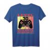 HapDuck Gamer T-Shirt – 30 Jahre erfolgreich freigeschaltet, das perfekte Geschenk für Zocker, Gamer und Videospiel-Liebhaber