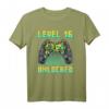 16. Geburtstag Teenager Jungen Level 16 Unlocked Gamer T-Shirt – Cooles Gaming Geburtstagsshirt für Jungen und Schüler